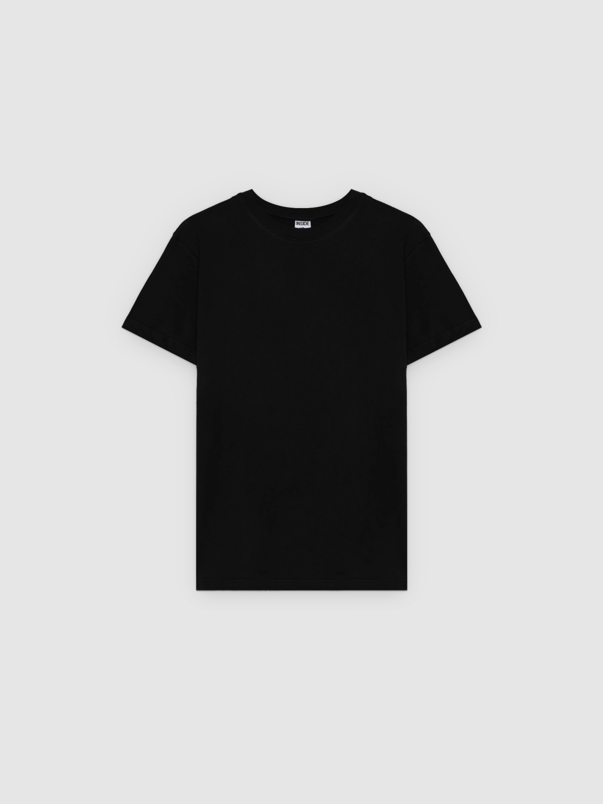 %Pto% Basic T-shirt black front view