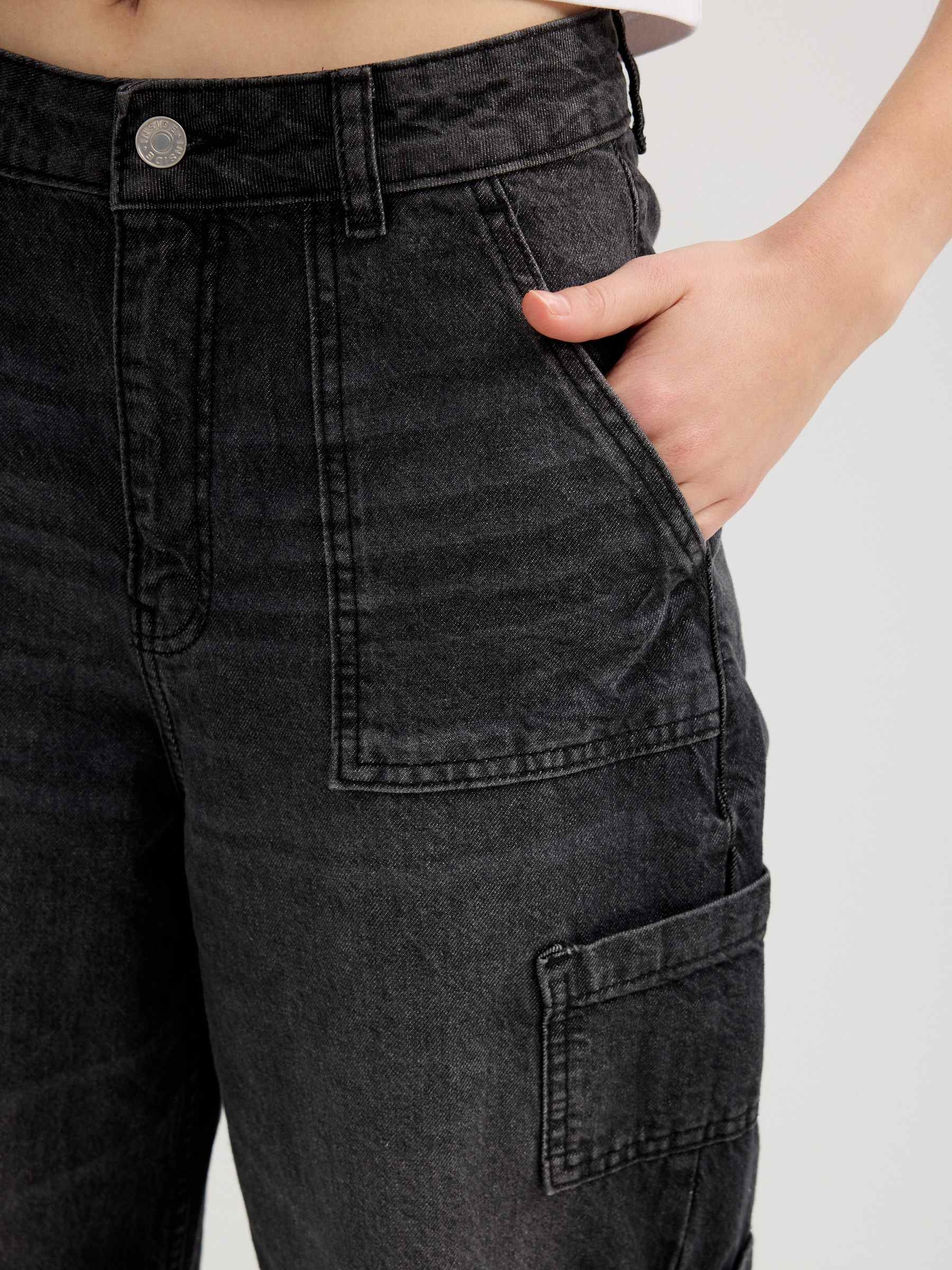 Jeans multibolsos cintura altas