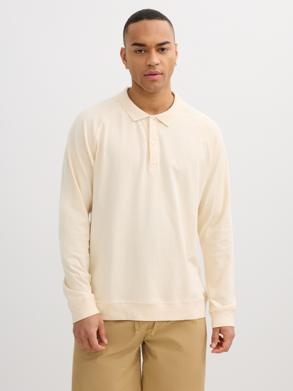 Classic long-sleeve polo