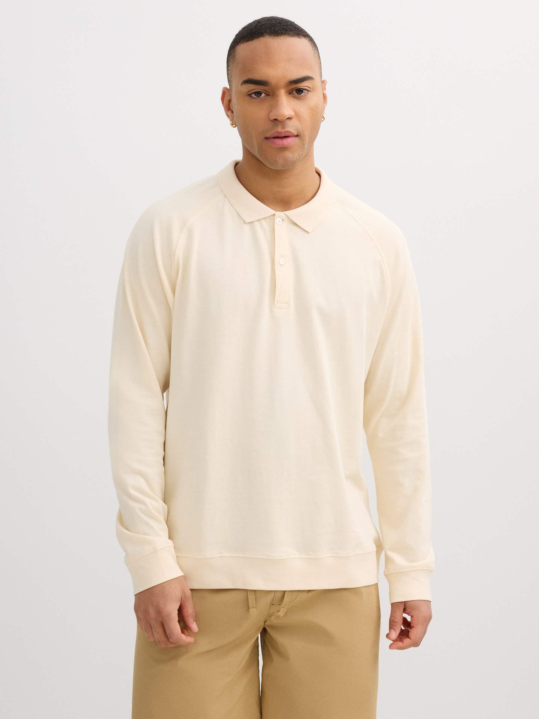Classic long-sleeve polo