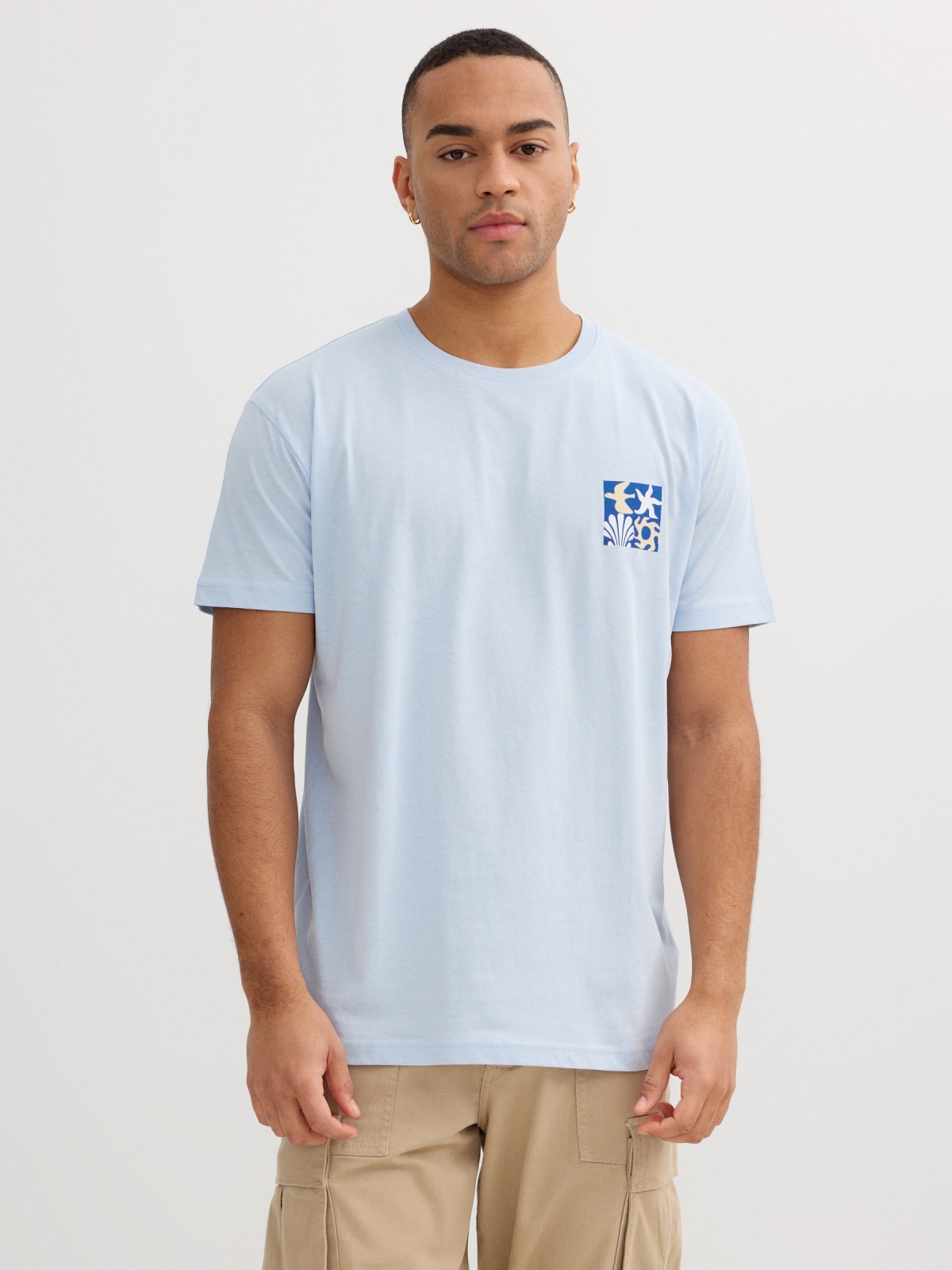 Camiseta print tropical