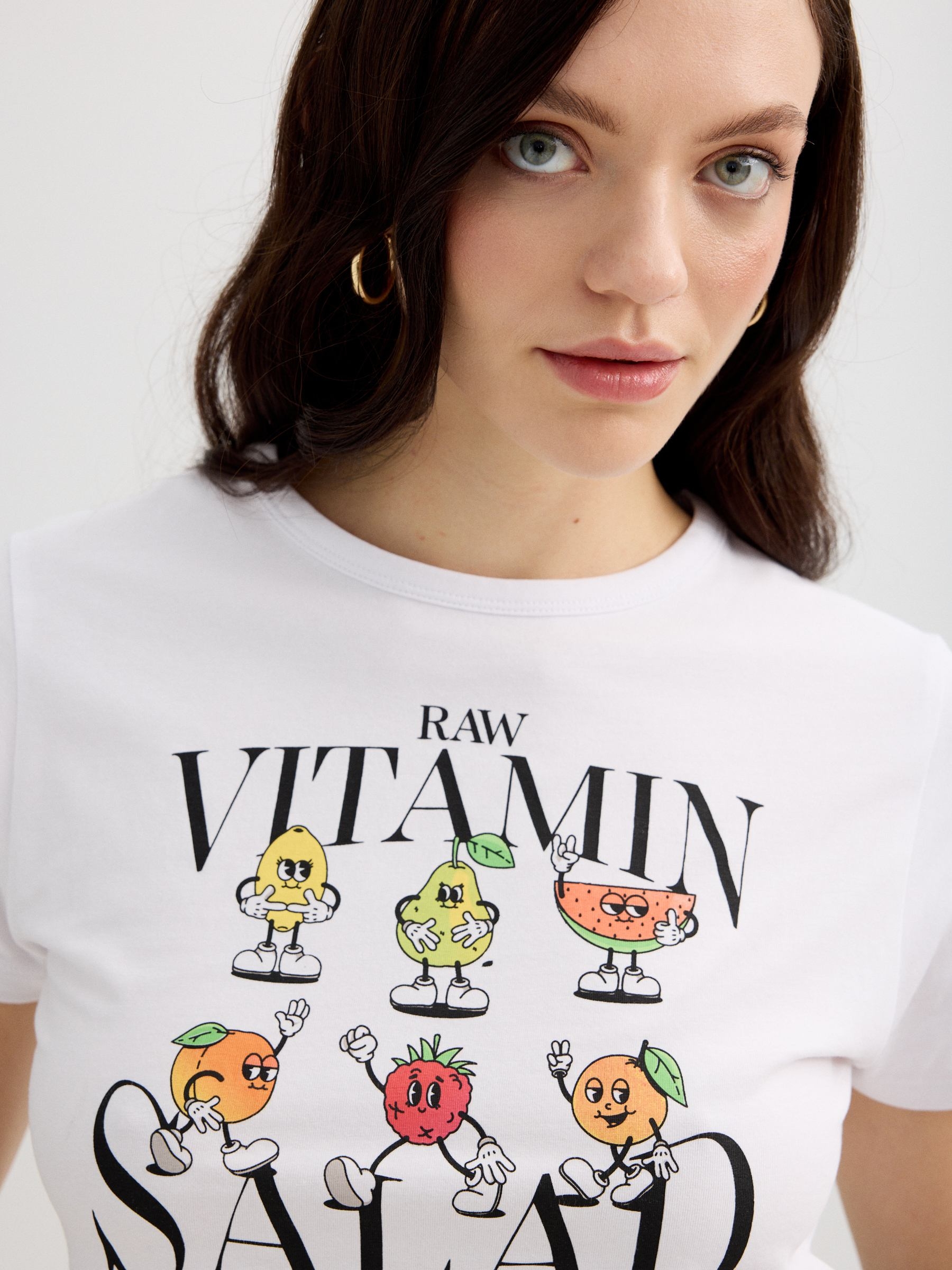 Camiseta crop Vitamin Salad