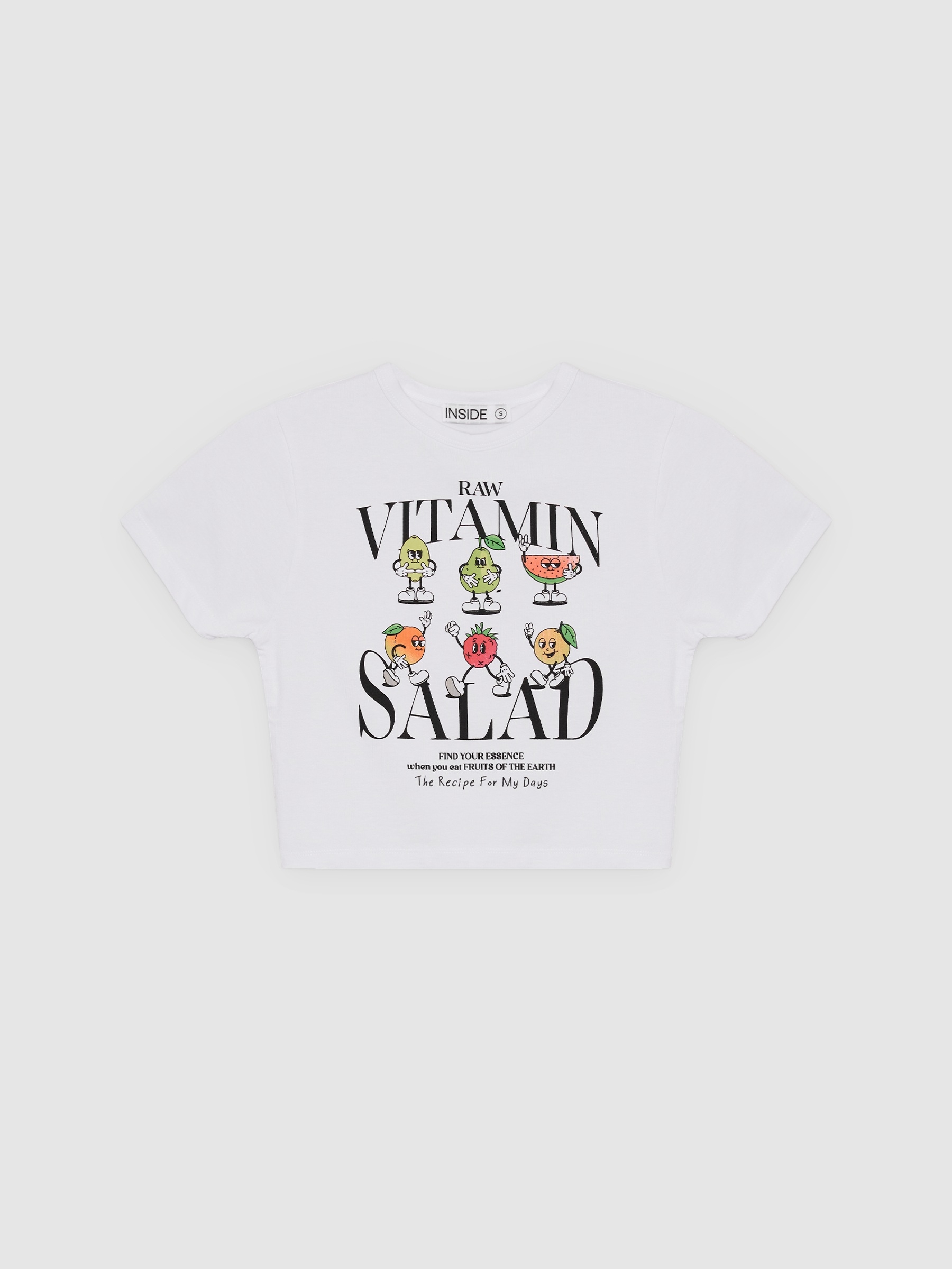 Camiseta crop Vitamin Salad
