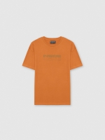 %Pto% Camiseta logo Inside canela vista frontal