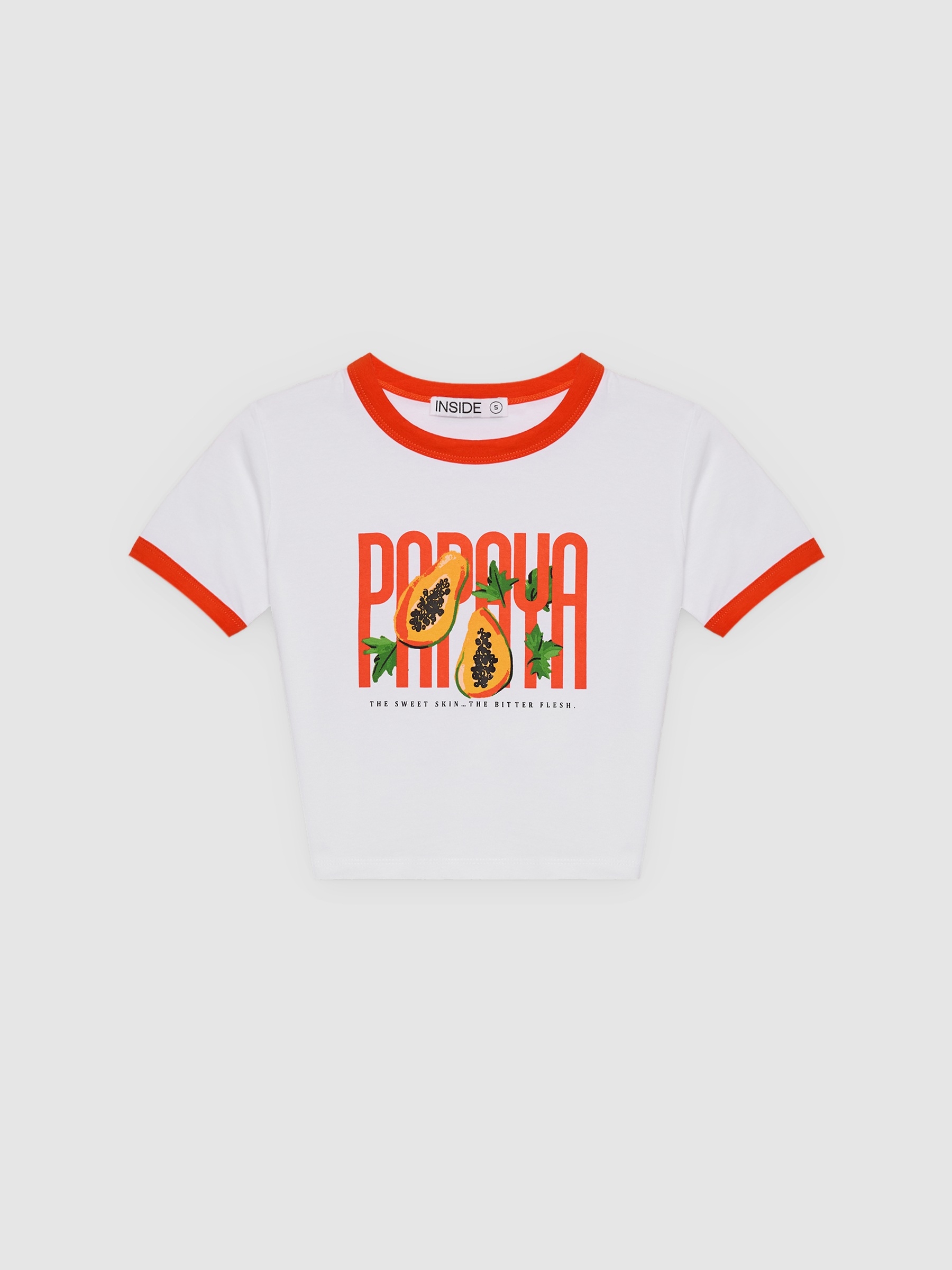 Papaya Crop T-shirt