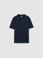 %Pto% Basic polo navy front view
