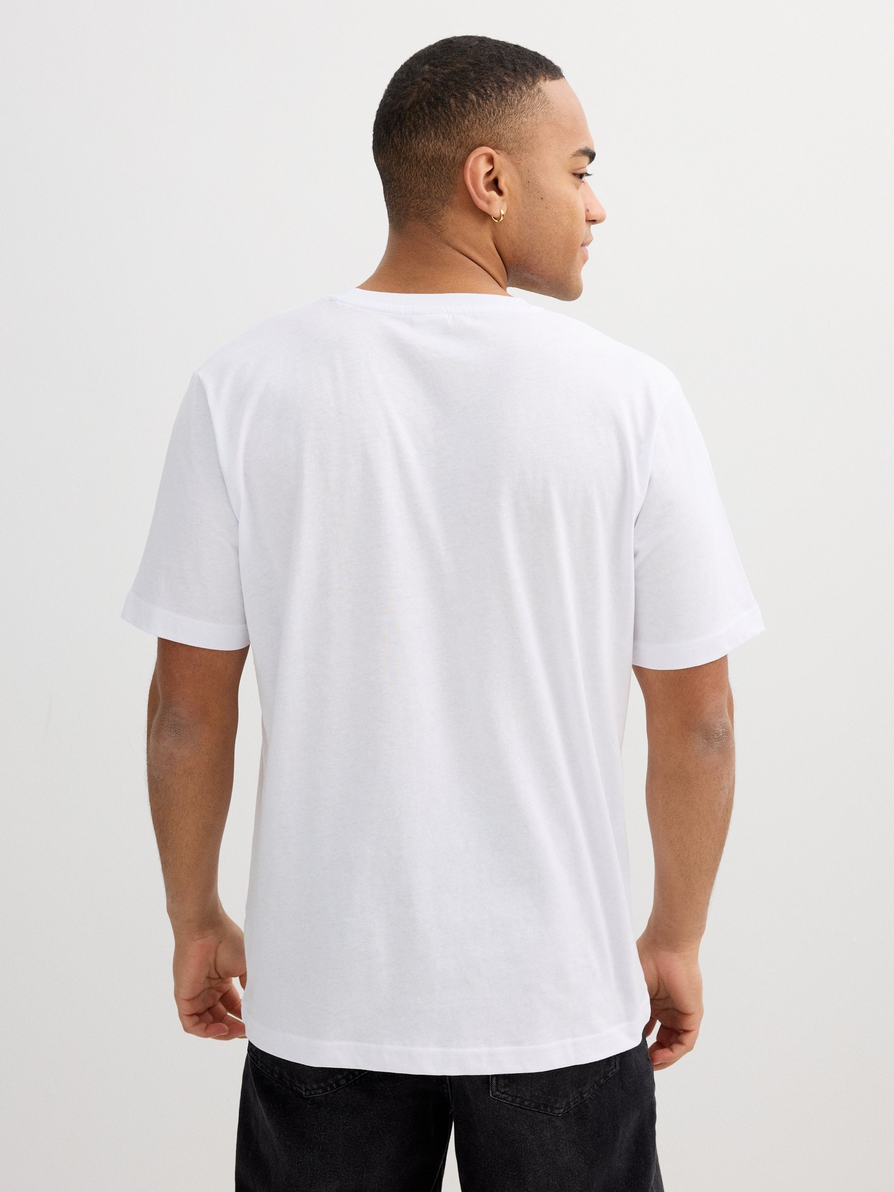 Camiseta Motorbike Branca branco vista meia frontal