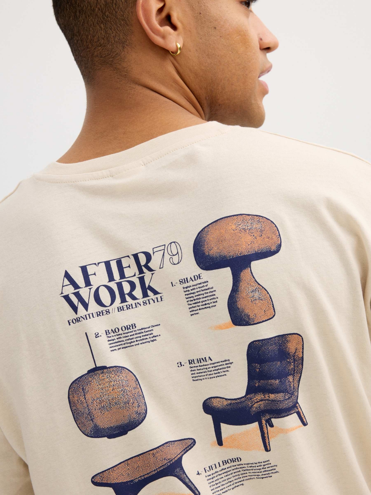 After Work T-shirt raw detail view