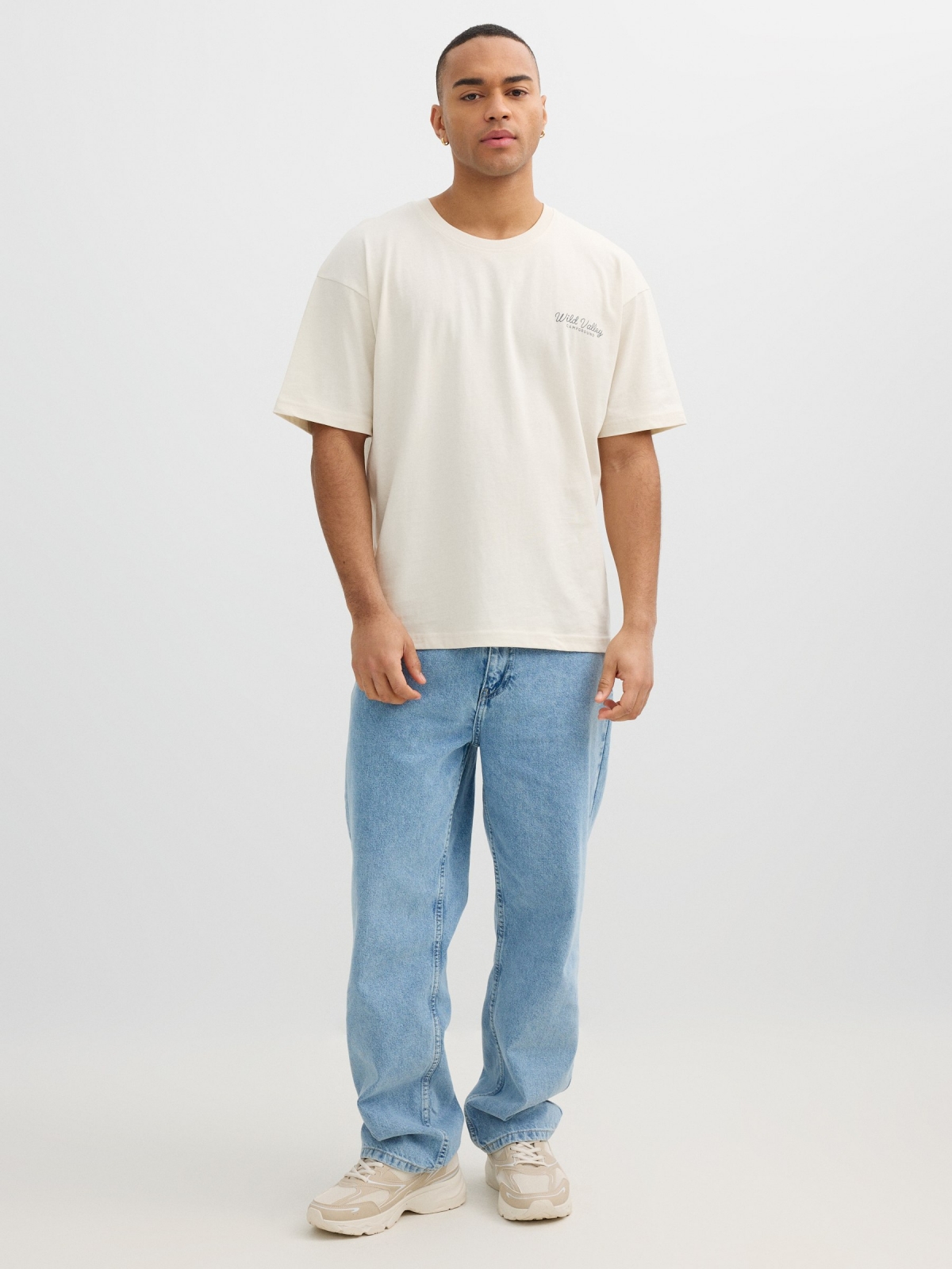 Camiseta Wild Walley crudo vista general frontal