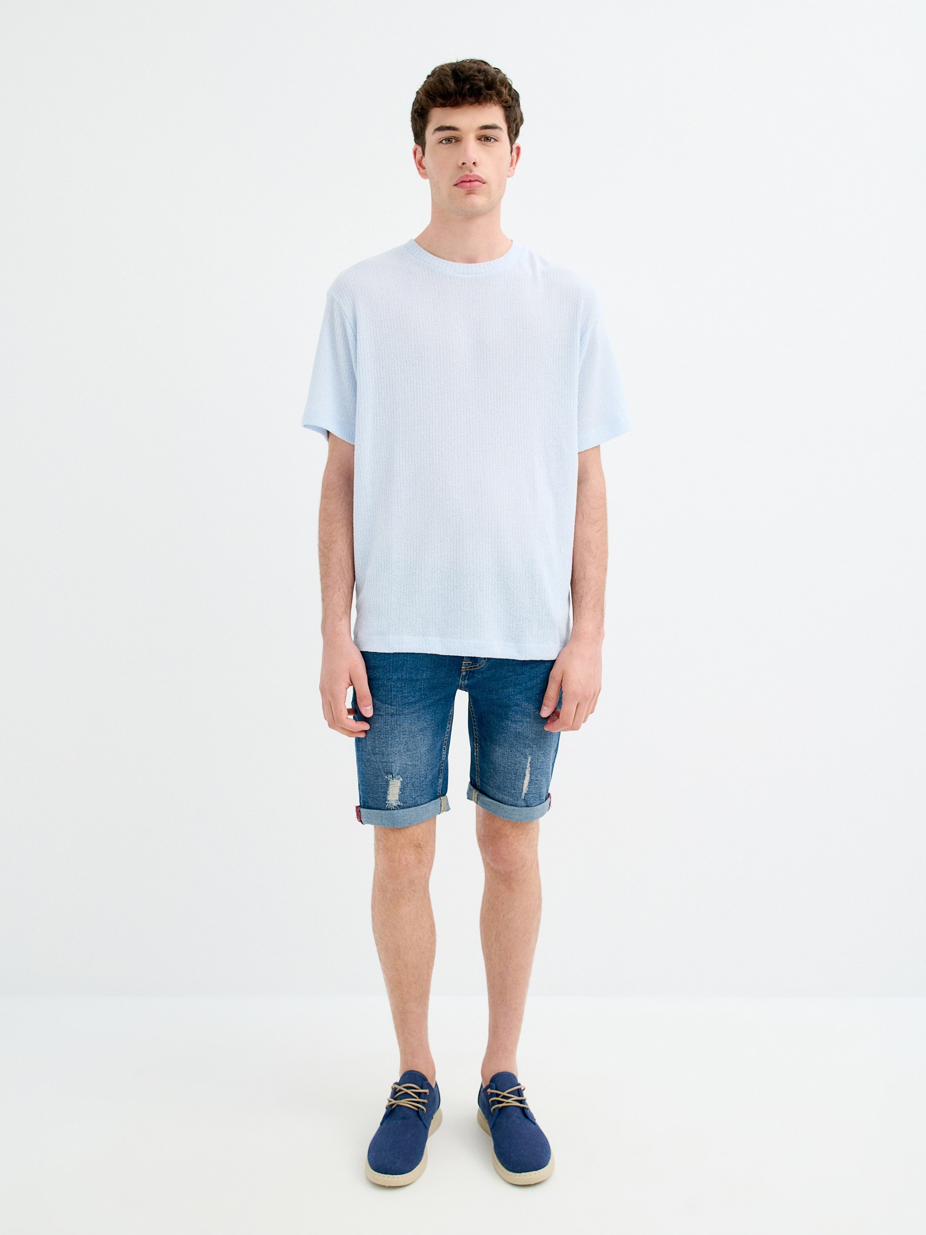 Bermuda vaquera skinny