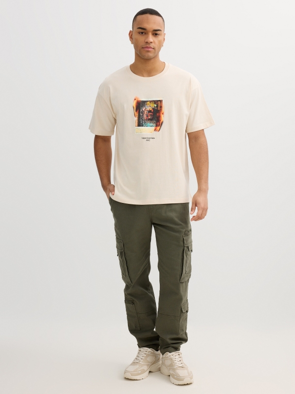 Camiseta Uper East Side crudo vista general frontal