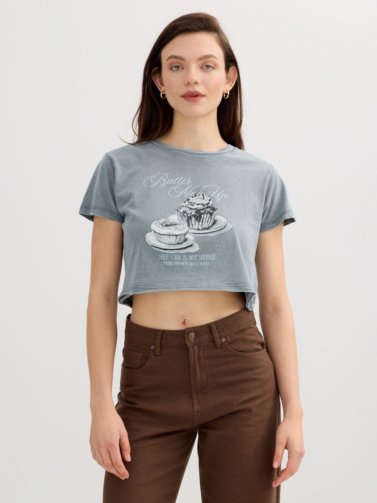 Butter cropped t-shirt