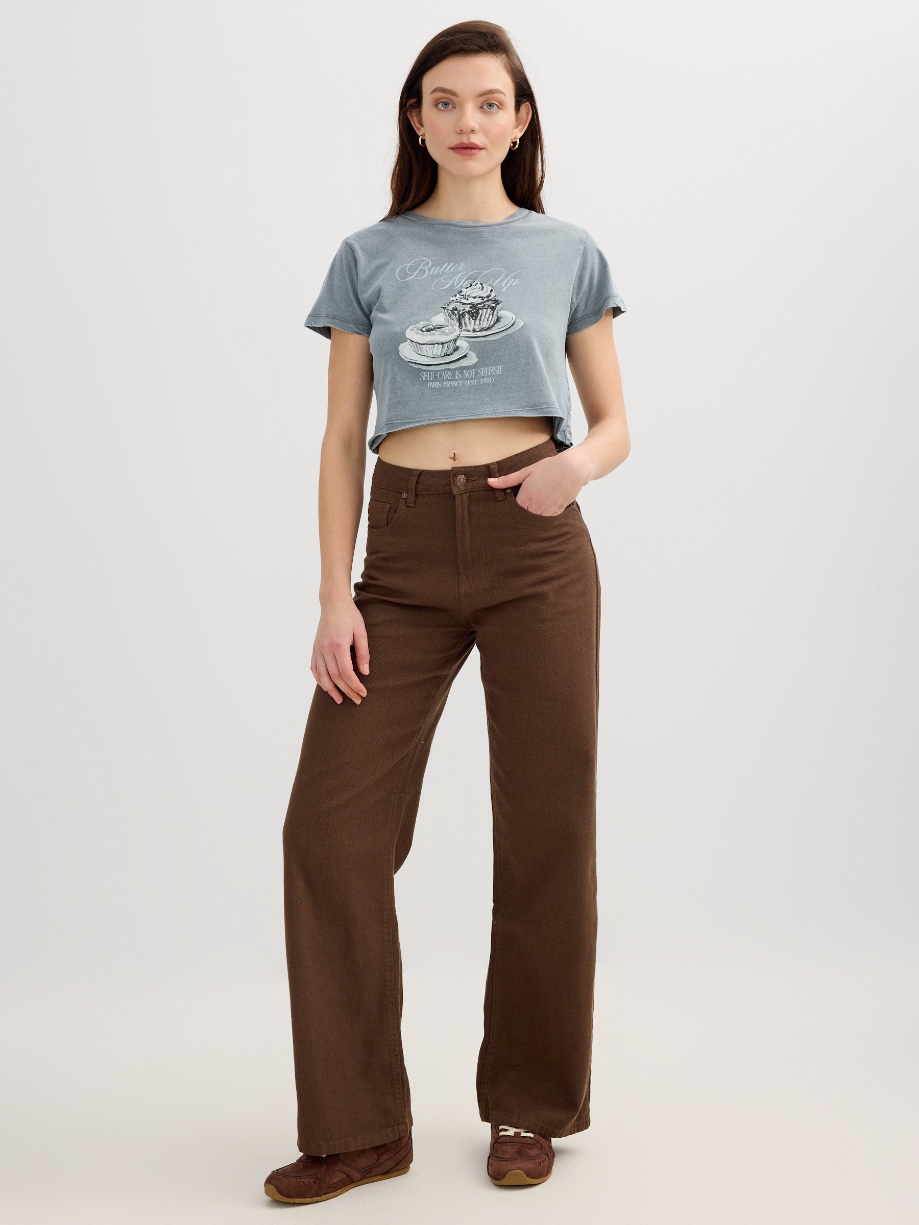 Butter cropped t-shirt