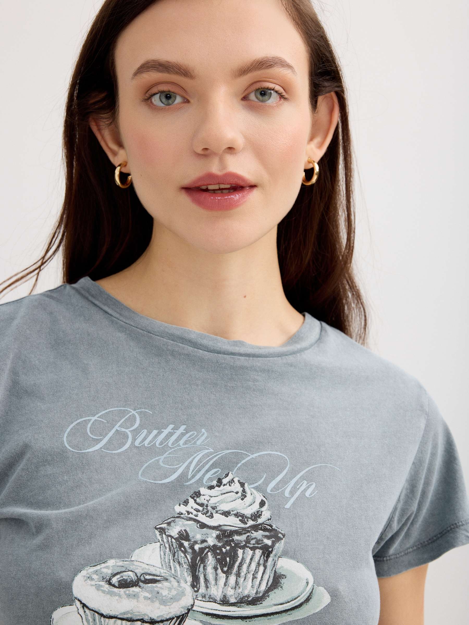 Butter cropped t-shirt