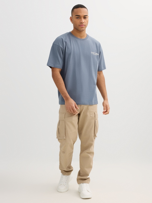 Camiseta Wild Walley gris vista general frontal