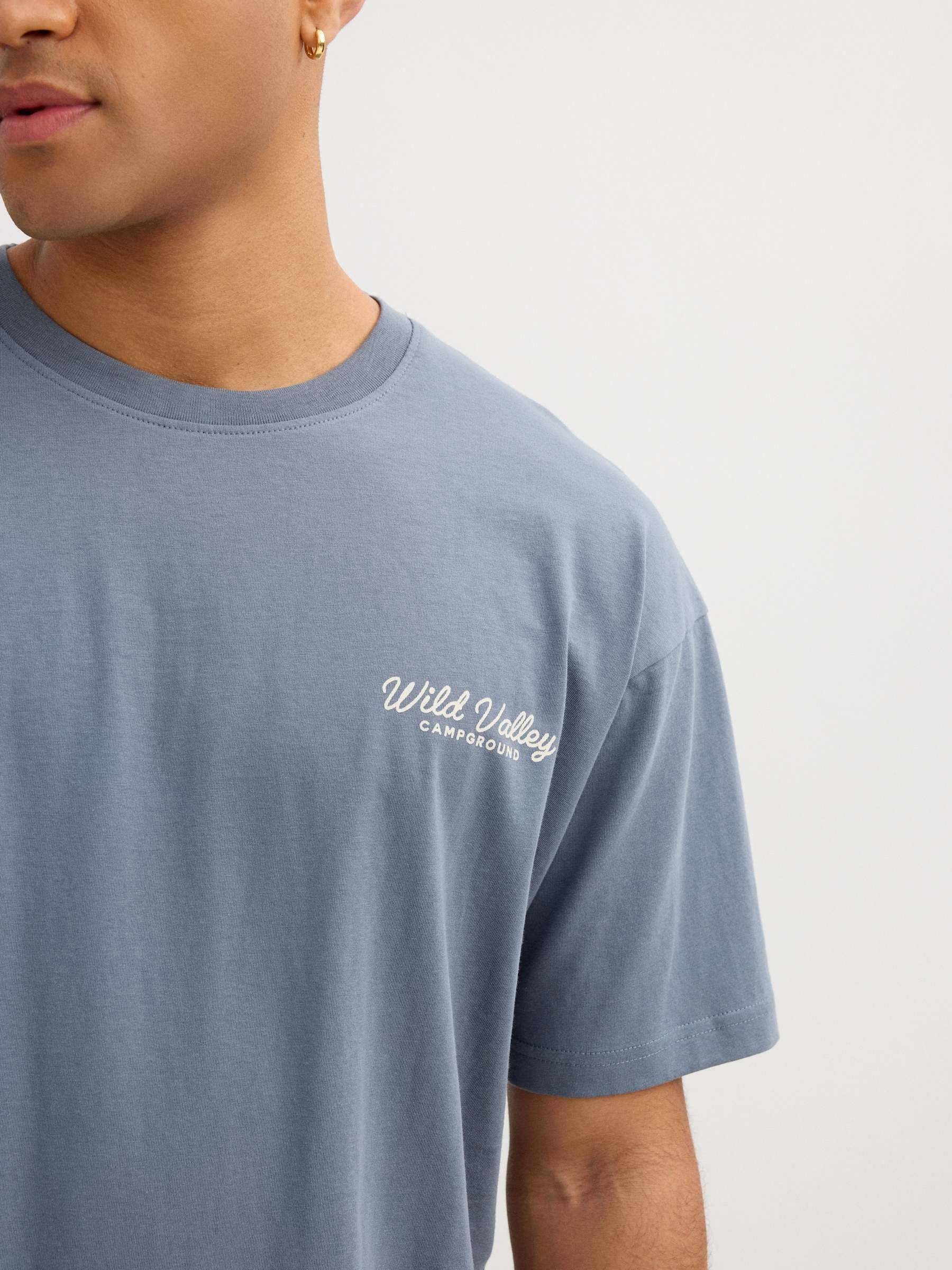 Wild Walley T-shirt grey middle front view