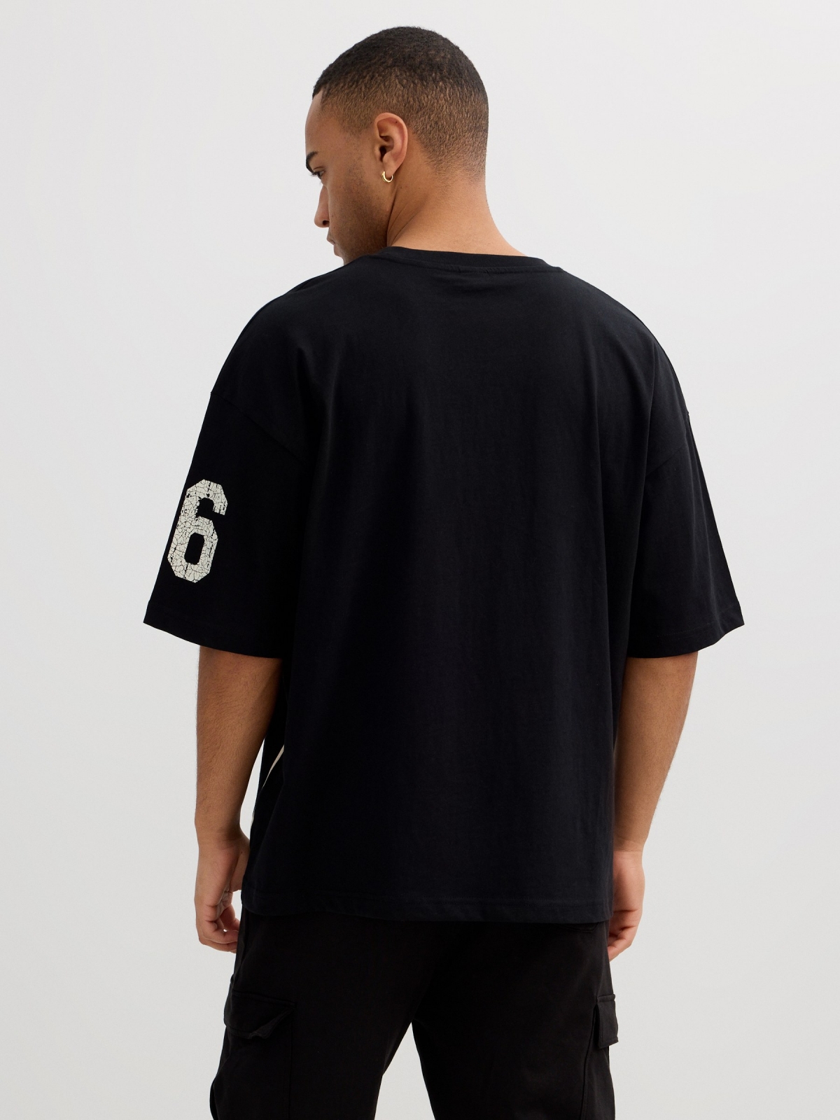 Indiana Athletic 06 T-shirt black middle back view