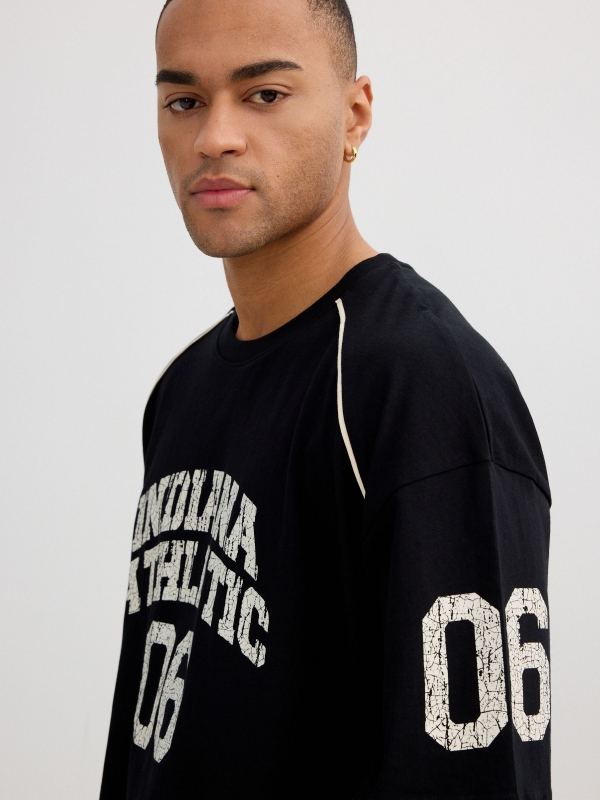 Indiana Athletic 06 T-shirt black detail view