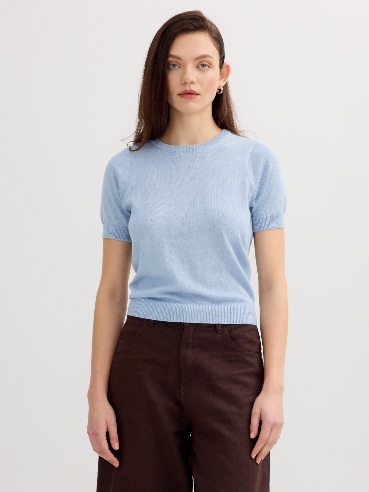 Basic round neck jersey