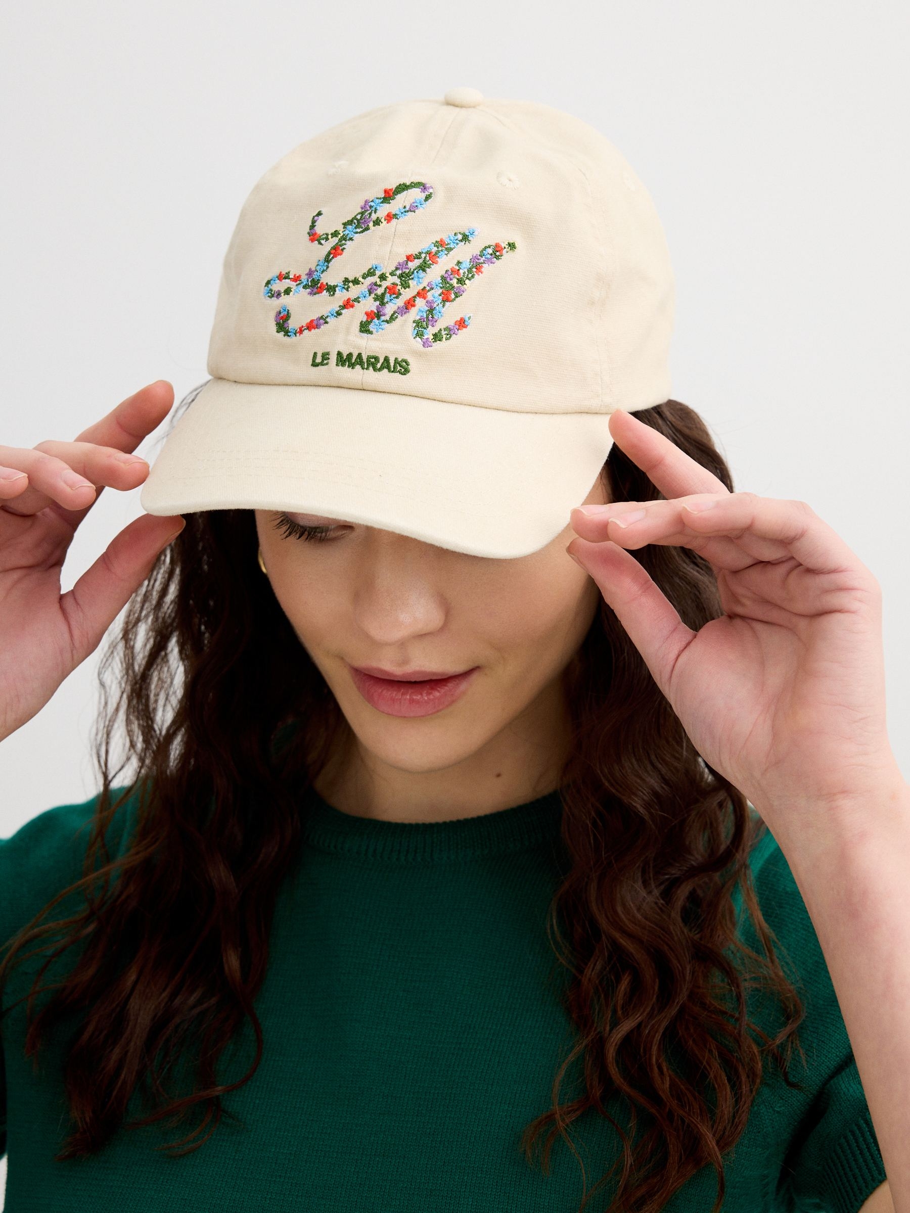 Basic green round neck jersey dark green middle front view