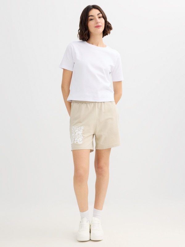 Bermuda lettering fleece