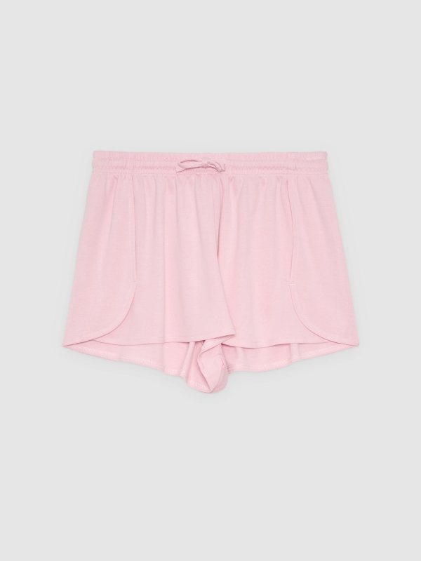  Fluid shorts light pink front view