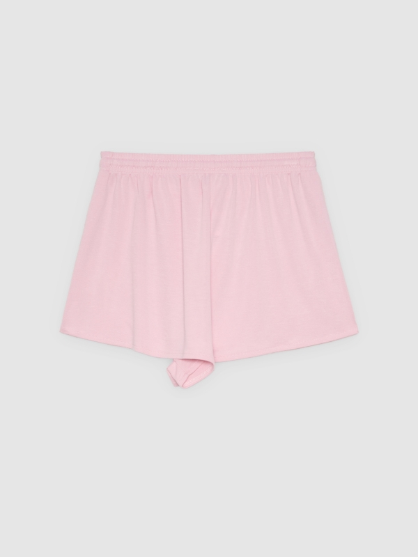 Fluid shorts light pink back view