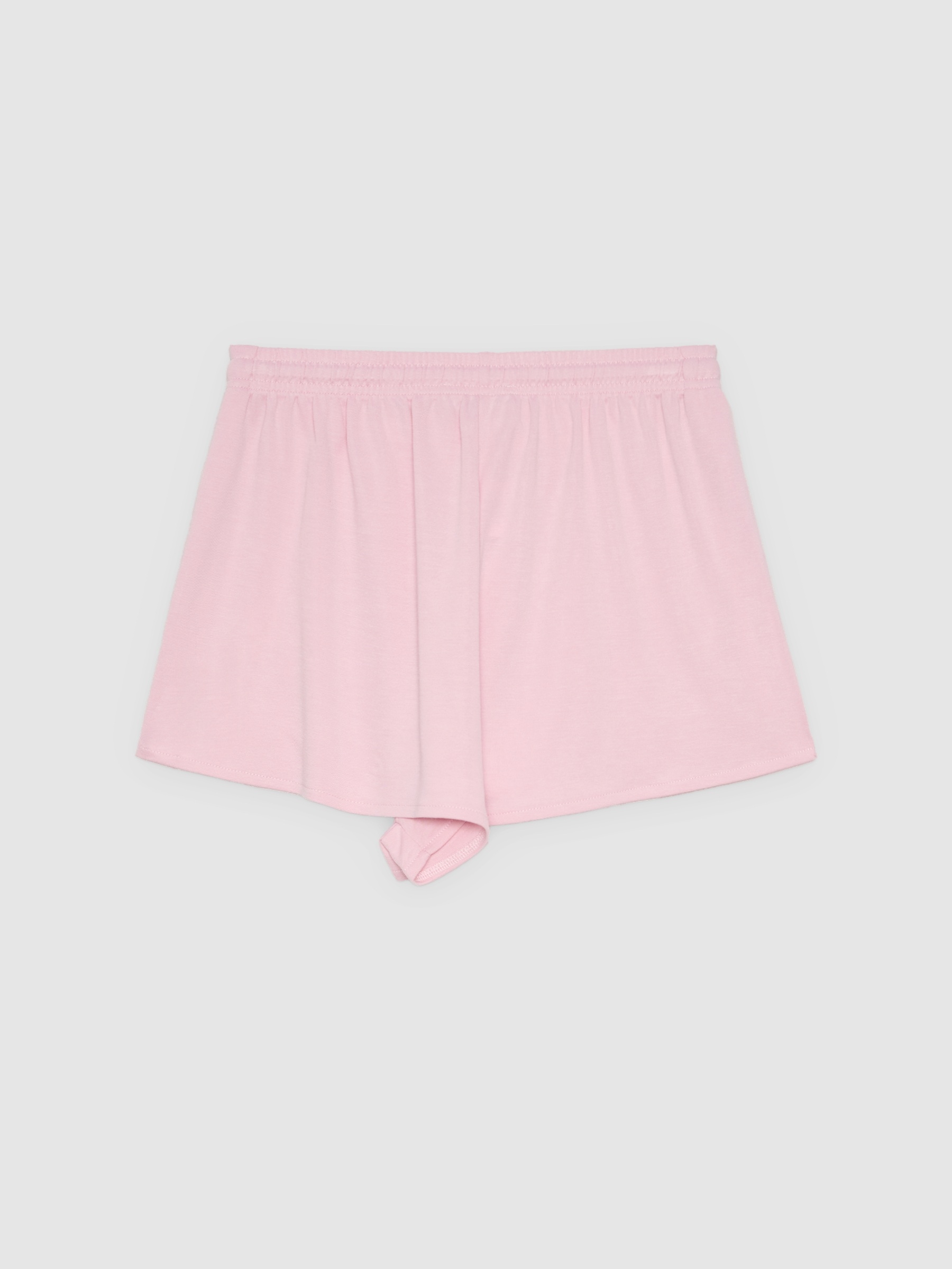 Fluid shorts light pink middle front view