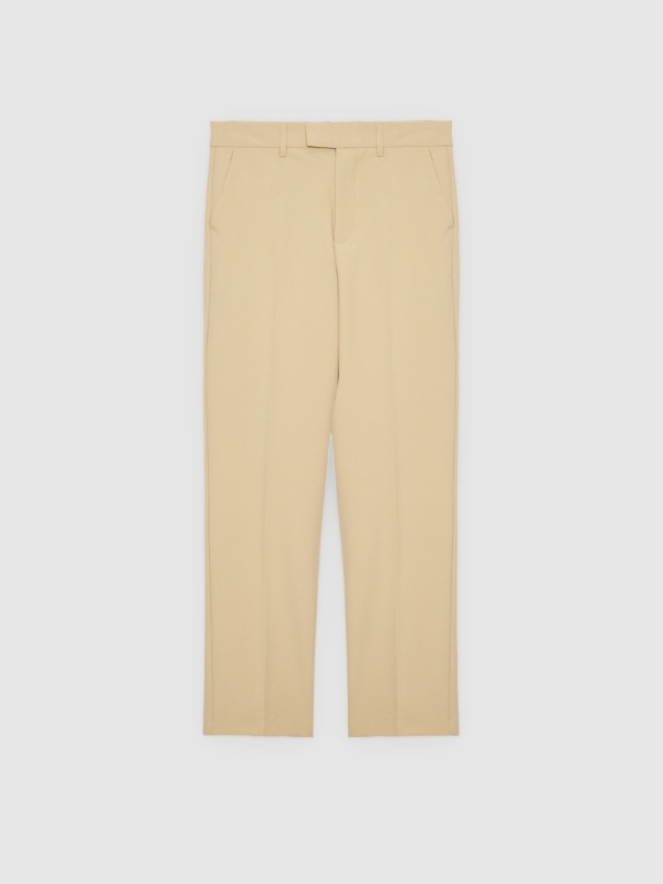  Basic tailoring pants ochre front view