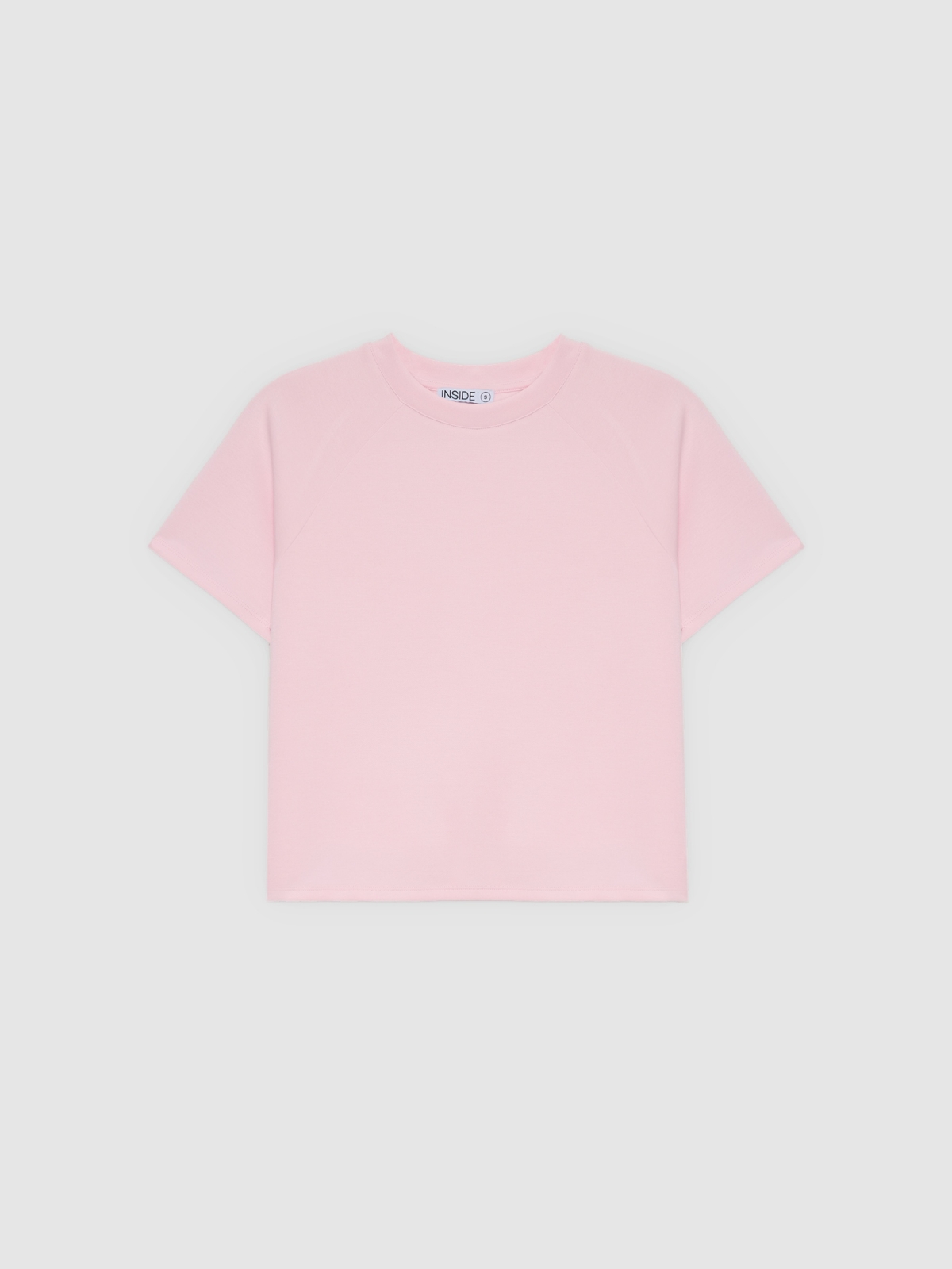 %Pto% Modal t-shirt light pink front view