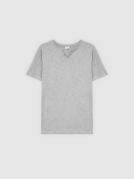 %Pto% Basic t-shirt medium melange front view