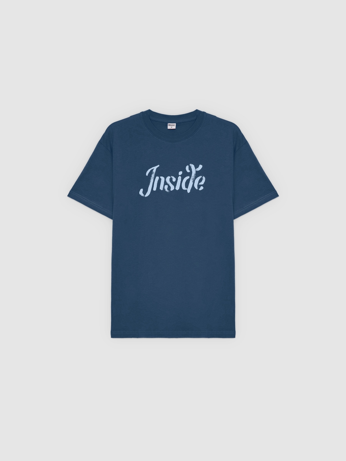%Pto% Camiseta Inside Manga Corta azul petróleo vista frontal