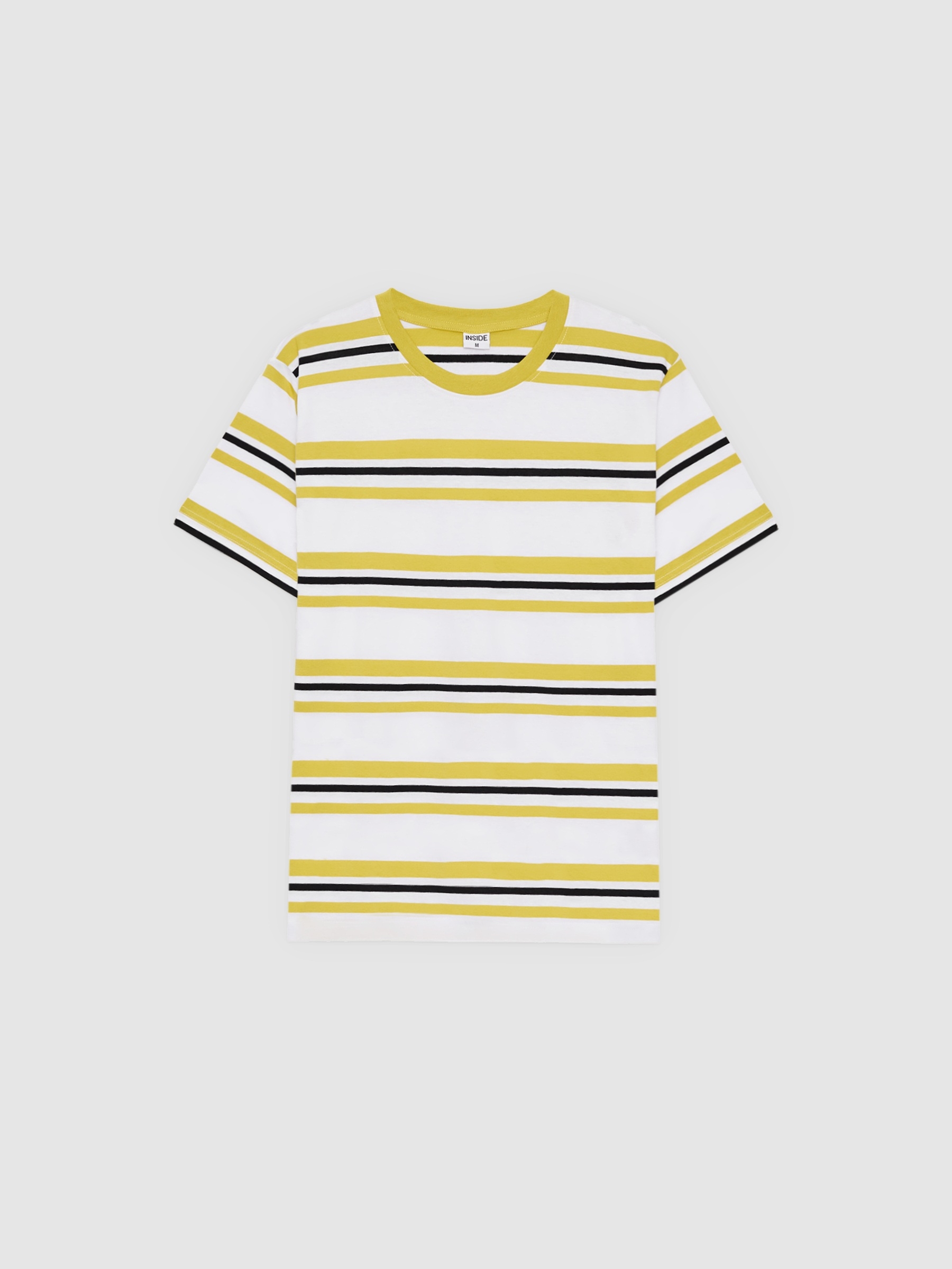Striped round neck t-shirt
