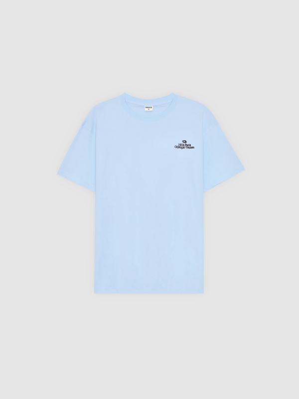  Olympic Games T-shirt light blue front view