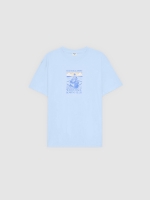 %Pto% Nautical Club Printed T-shirt light blue front view