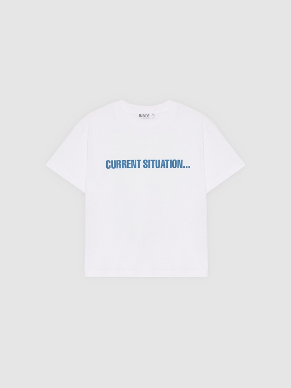  Current Situation T-shirt white front view