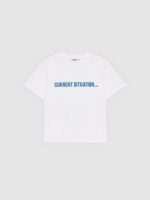 %Pto% Current Situation T-shirt white front view