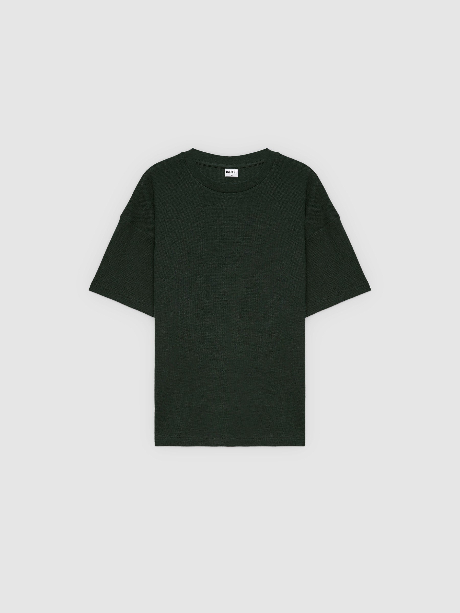 %Pto% Basic Single Jersey T-shirt grey front view