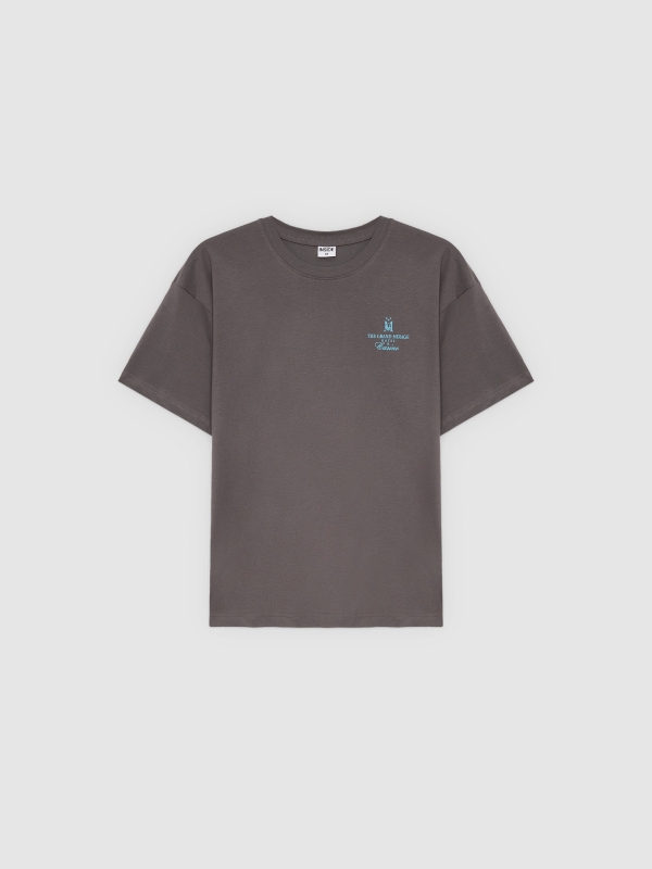 Casino T-shirt grey front view
