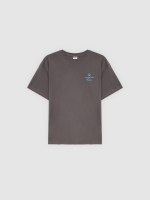 %Pto% Casino T-shirt grey front view