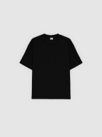 %Pto% Basic short-sleeve t-shirt black front view