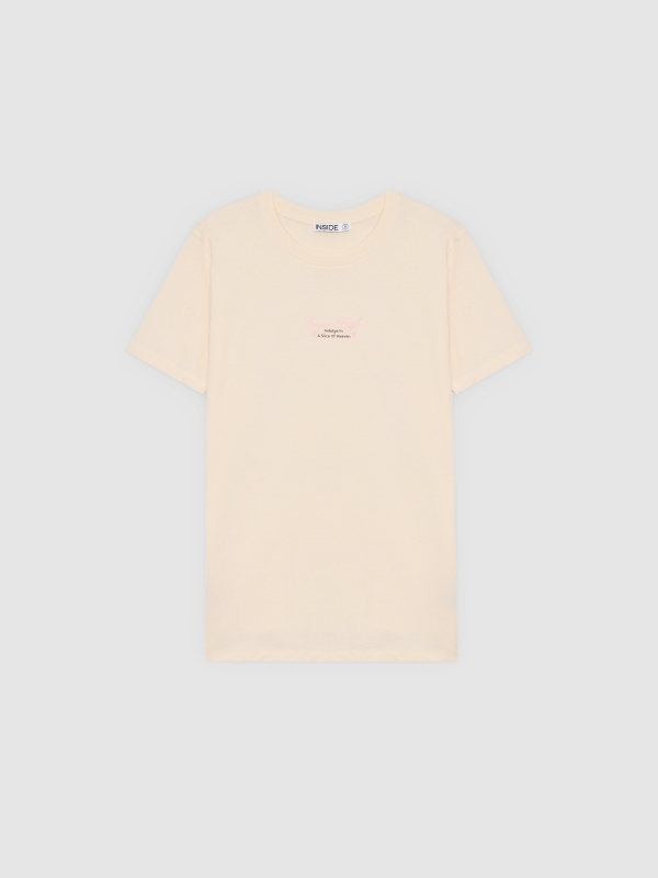  Oversized Printed T-shirt raw front view