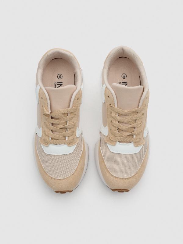 Deportiva nylon suela goma multicolor vista cenital