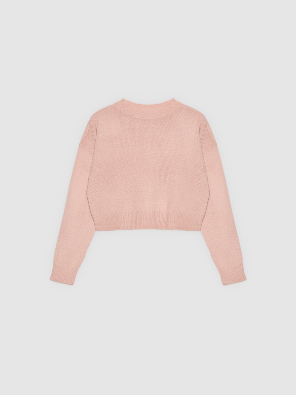  Crewneck jumper light pink front view