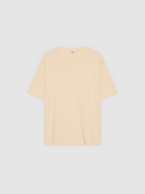  Oversized basic t-shirt off white front view