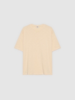 %Pto% Camiseta básica oversize cinza off white vista frontal