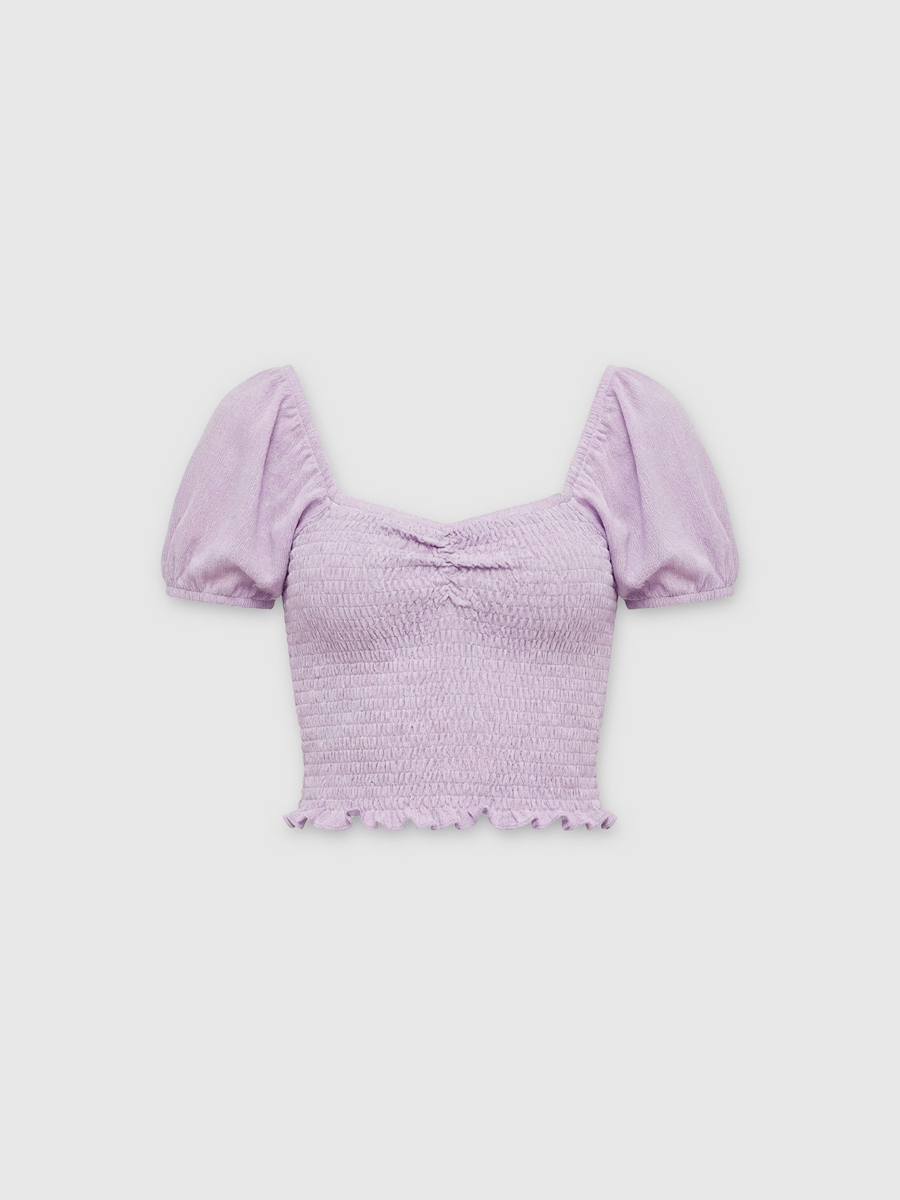 T-shirt abjea ninho malva vista meia frontal