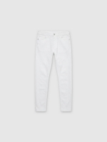 %Pto% White skinny jeans white front view