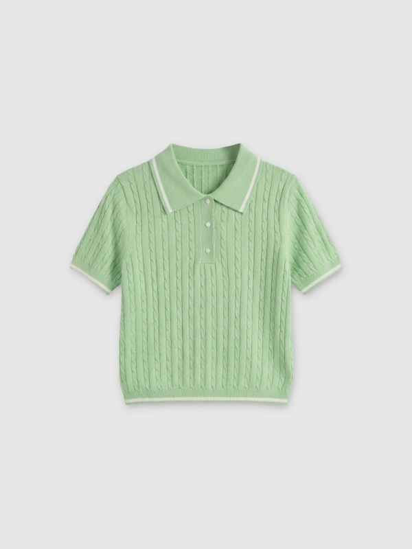  Skort with zipper white front view