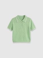 %Pto% Saia-calça com zíper branco vista frontal